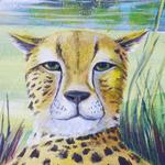 Detail of cheetah. 
©2001 Kristen Muench
photo by David A. Harvey