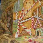 A detail from the Hansel & Gretel section of the Sacramento Mural. See the index for full mural gallery. ©2011 Kristen Muench
photo by Joanne Hufford