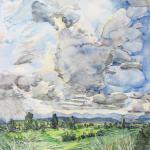 Storm Over Betts Ranch
Spring 2016, Pinery, CO
watercolor by Kristen Muench
22" x 30" SOLD