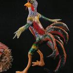 Large Dancing Rooster (#4498)
61"h x 46"w x 31"deep
©1998 Kristen Muench
Owned by El Pollo Loco Restaurant, Inc.
Photo by Deb Whalen, Tucson AZ
