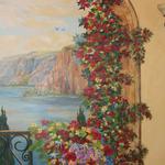 Right side of Dining Room Mural Terrace with Flowers
Oro Valley, AZ
9'h x 8'w
©2006 Kristen Muench