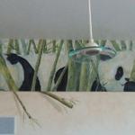 Panda mural above the kitchen cabinets. 
23' long x 38" high
Oro Valley, AZ
©2012 Kristen Muench