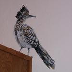 Roadrunner atop kitchen cabinet Trompe l'oeil Mural
Private Home Russell, Tucson, AZ
©Kristen Muench
Photo by KM