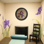 Iris Chiropractic Room at the Advanced Chiropractic Clinic in Parker, CO
each wall 8''h x 8'l
©2009 Kristen Muench